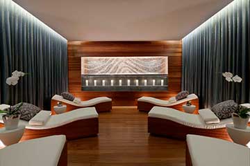Custom Linear LED Lighting Fixtures in hotel casino day spa