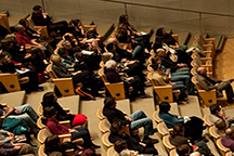 Step and Aisle lighting in museum lecture hall theatre