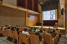 Step and Aisle lighting in university music theatre lecture hall